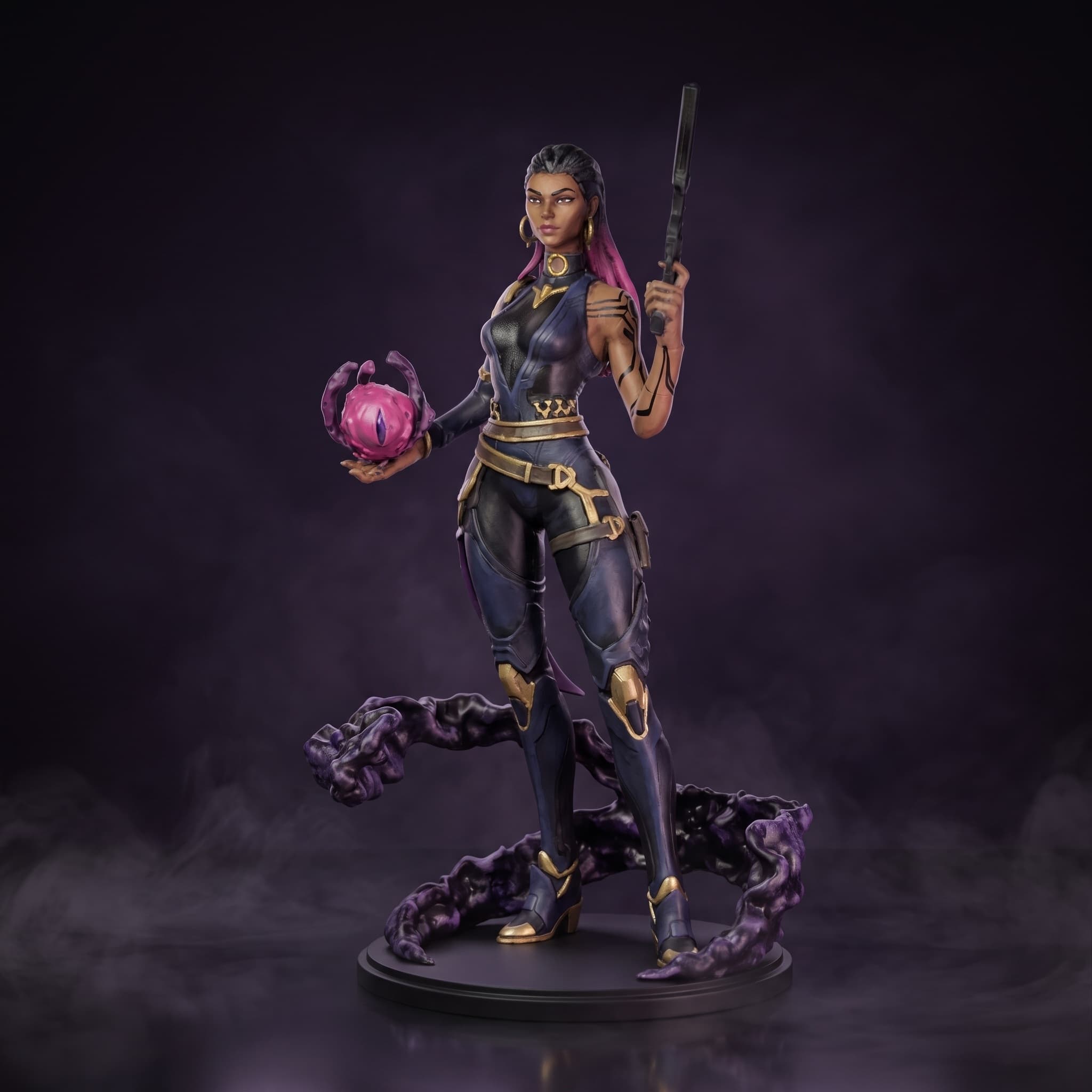 Boneco Estatua Action Figure Duelista Colecionavel 21cm